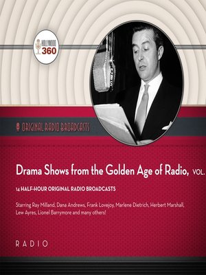 cover image of Drama Shows from the Golden Age of Radio, Volume 1